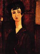 Amedeo Modigliani Portrait of a girl ( Victoria ) oil on canvas